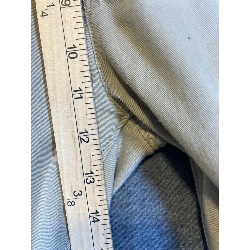Levi Strauss & Co Mens Khaki Jogger Pants Tan Tapered Elastic Cuff 36‎ X 30